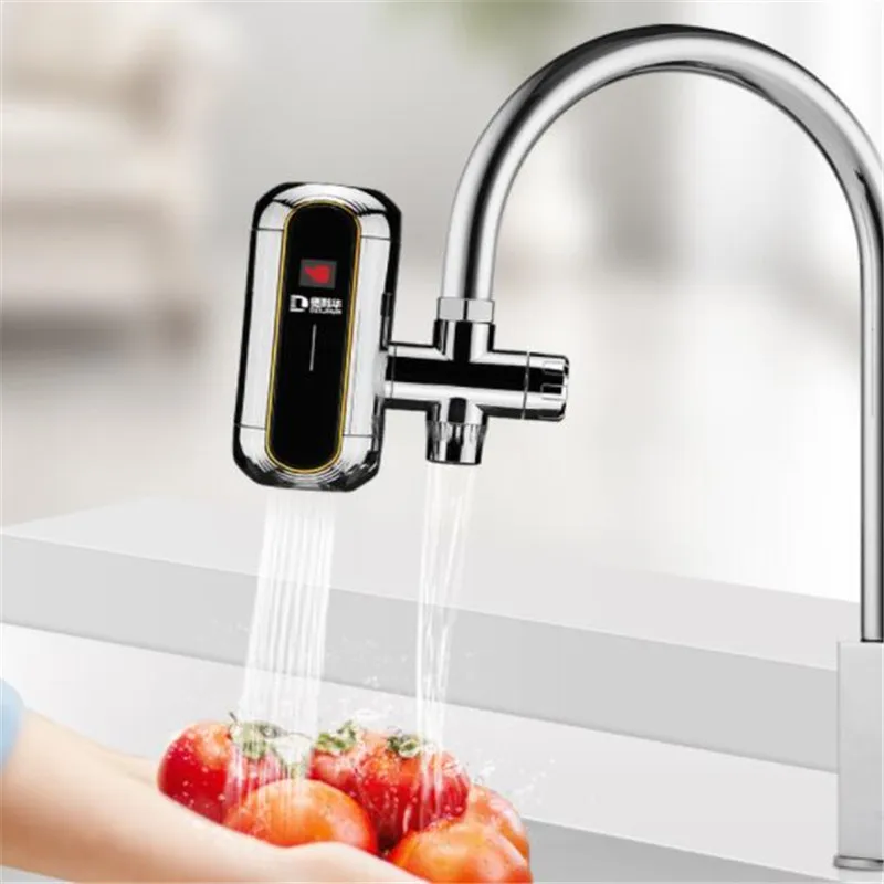 Электрический водонагреватель 3000 Вт смеситель без резервуара для кухни