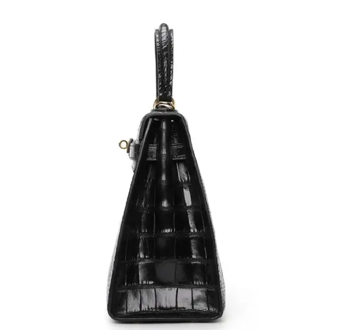 

Luxury Fashion Genuine Leather Women Handbag Skull Rivet Black Cowhide Leather Shoulder Bag Female Messenger Cross Body Bags