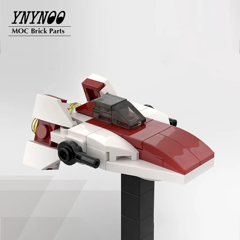 

Мини-конструктор MOC-starfighter, масштаб 1:125, модель A-Wing UCS, разработана PiXEL-DANs, 50 шт.