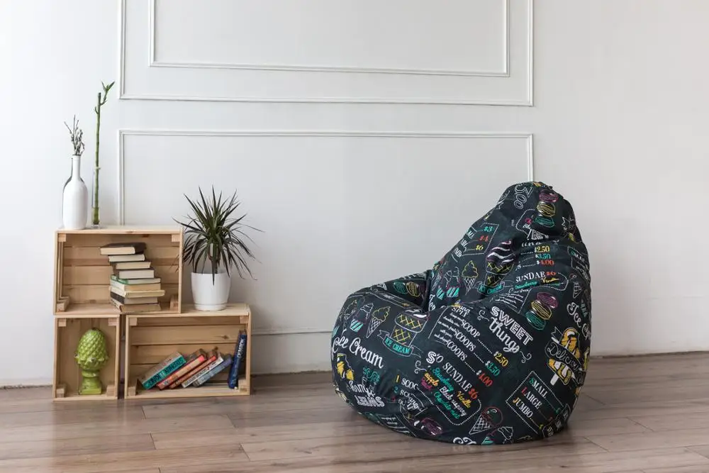 Кресло Мешок DreamBag Ice Cream XL 125х85 Пуф ленивый диван | Мебель