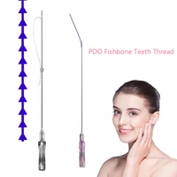 cosmetic surgery skin tighten molding pdo fish bone for face and body with sharp needles cannula with low price