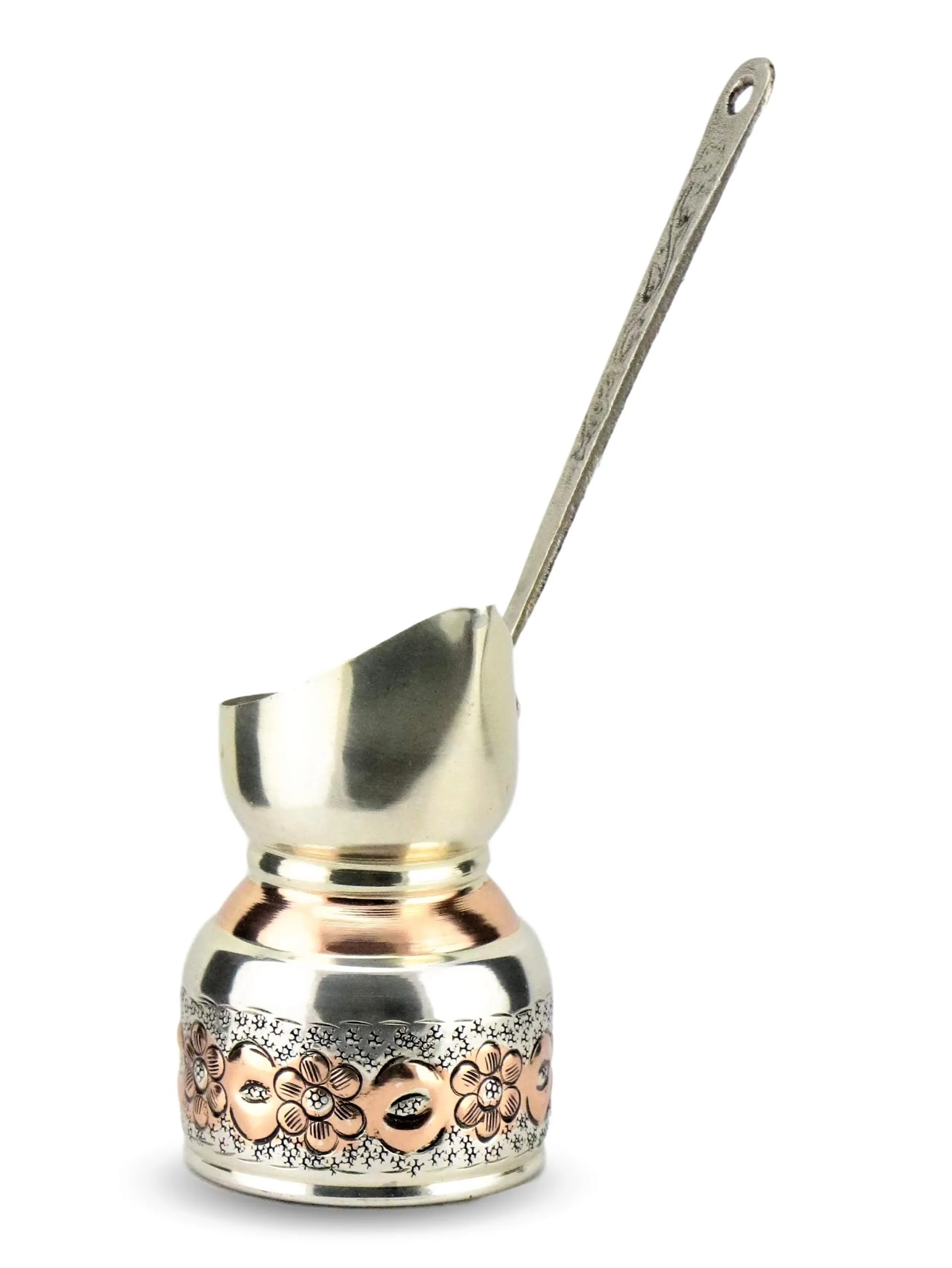 Equipo de caf&eacute; de cobre grabado Miray de 2 personalidad-3