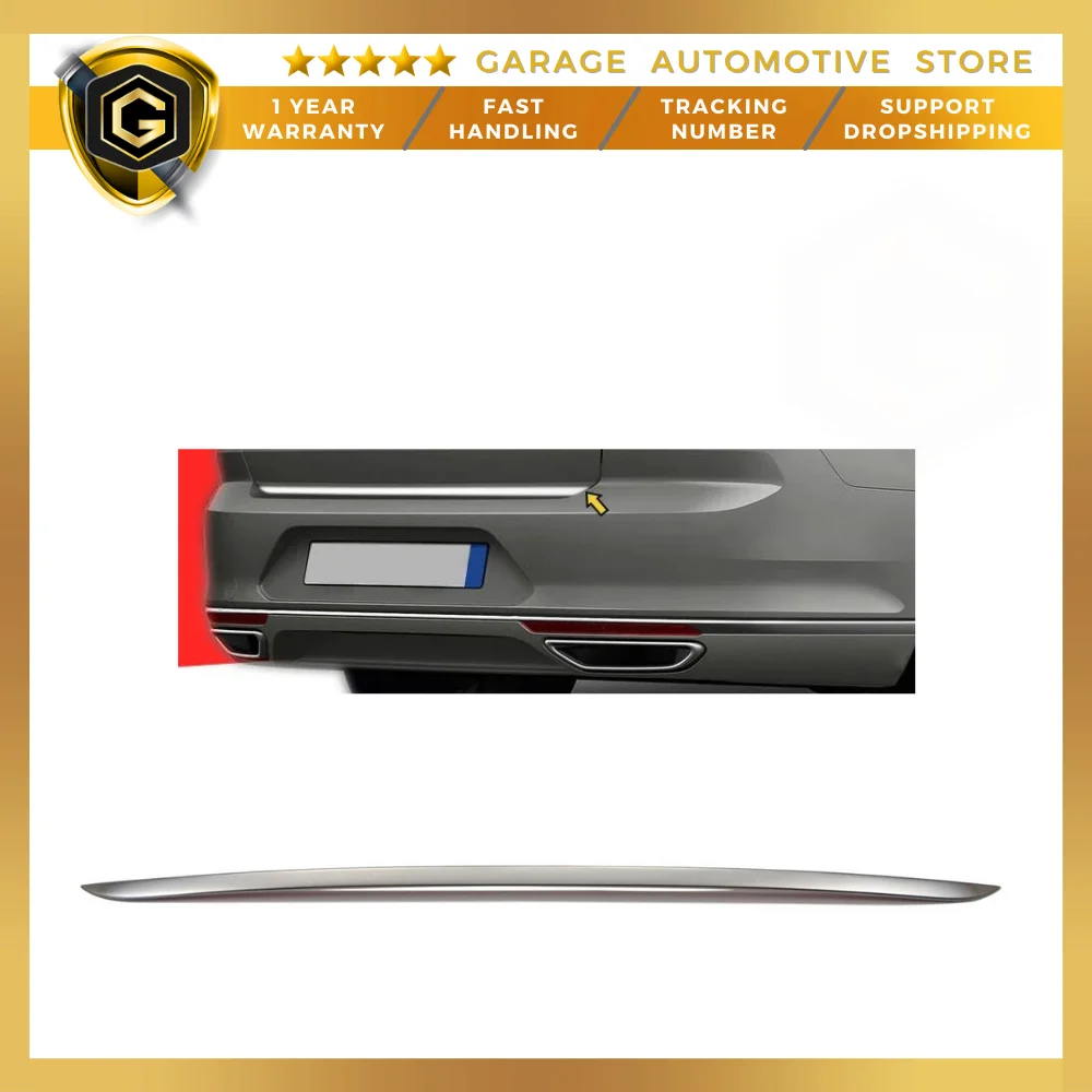 

For VW Passat B8 Chrome Luggage Bottom Trunk Lid Cover 2015 Post Car Quality Designed Turkey Satisfaction