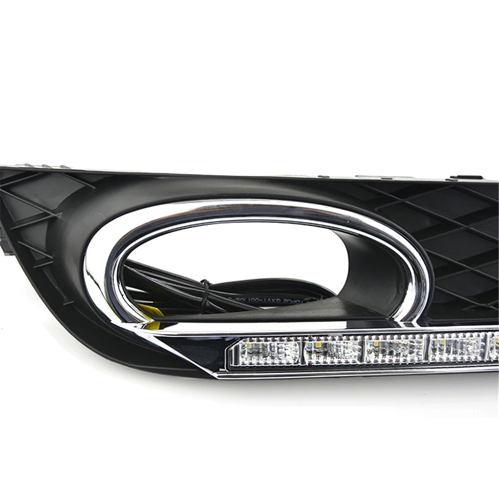 1 пара автомобиля DRL светодиодный фары дальнего света Габаритные огни