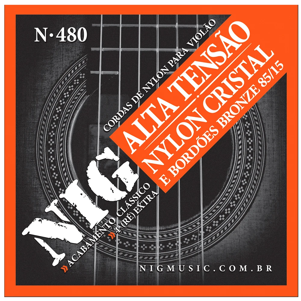 

Nig N480 Nig High Tension Crystal Nylon Guitar String