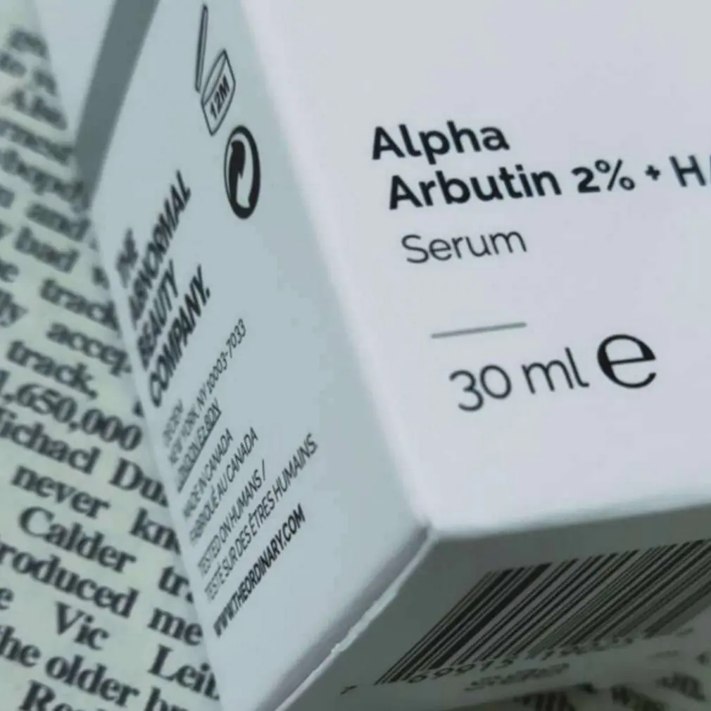30 мл Альфа арбутин для лица обычный раствор пилинга AHA BHA Ниацинамид гиалуроновая