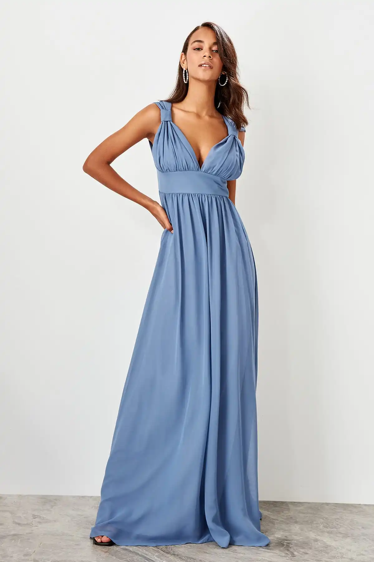 Trendyol корсаж детальное вечернее платье TPRSS19BB0432|Вечерние платья| |