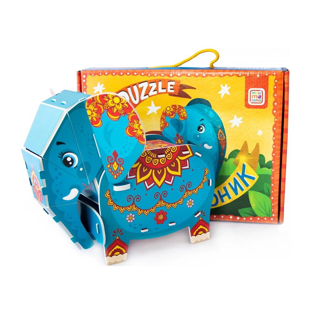 3D пазл. Слоник|Пазлы| |