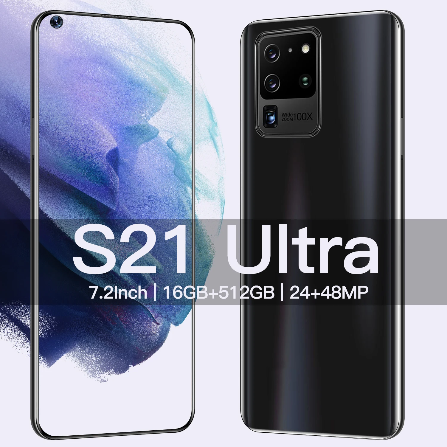 

Global Version Galaxy S21+ Ultra SmartPhone 16GB+512GB Mobile phone 7.2inch Full HD Screen 24MP+48MP Cellphones Unlocked Celular