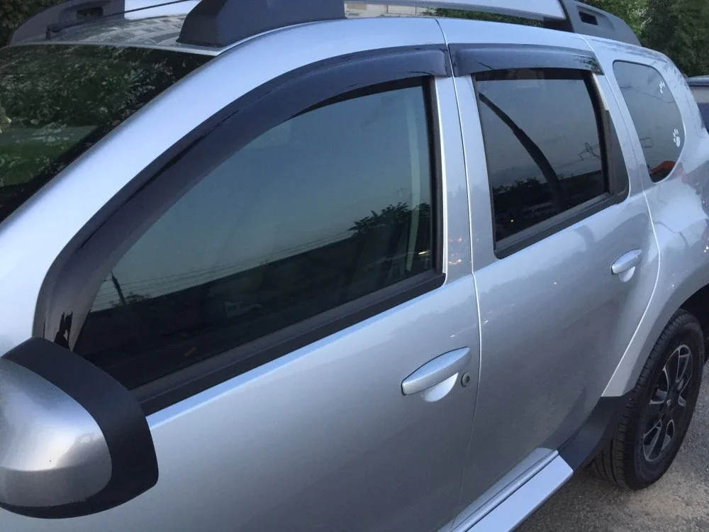 Ветровики для рено ренаулт дастер пыль дефлекторы окон дождевики на окна