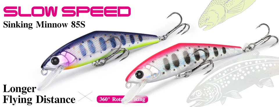 TSURINOYA Dive 2-4m Suspending Minnow 57mm 8,3g EXPLORERS 57SP Long Casting Pike Bass Angelköder Künstlicher harter Köder Jerkbait – Detail 4