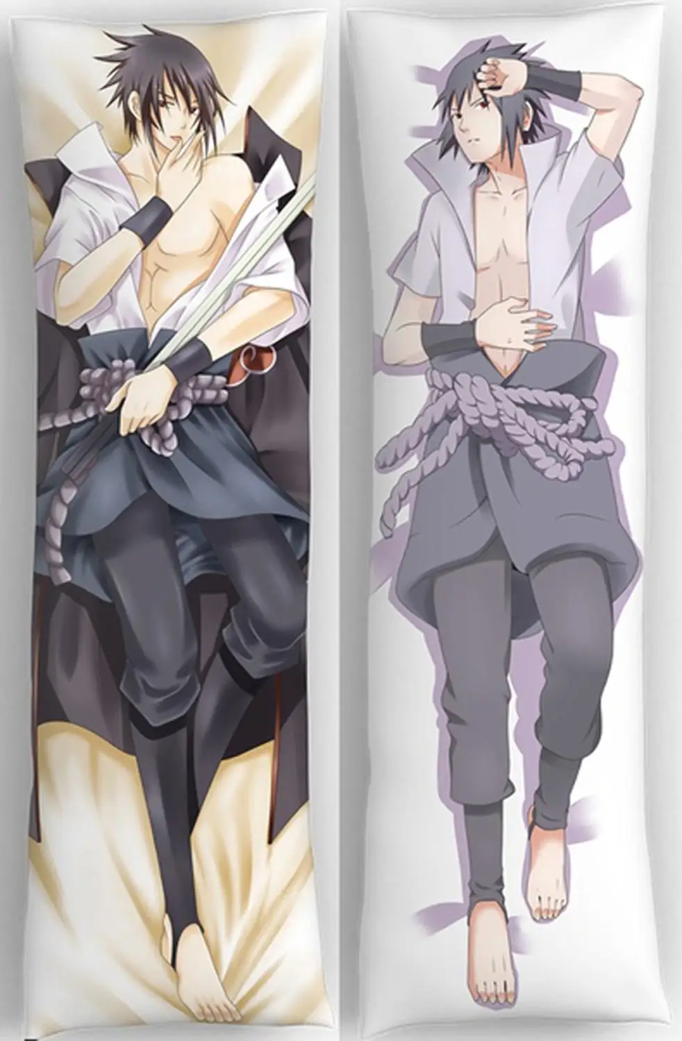 Дакимакура комплект подушка+наволочка чехол Naruto Наруто Саске Итачи двусторонняя