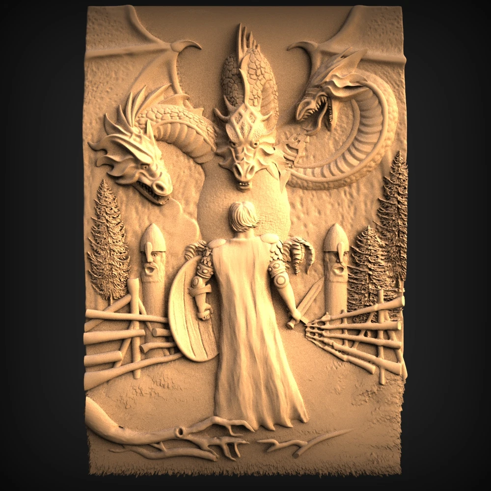 Рельефная модель STL 3D для маршрутизатора с ЧПУ принтер Artcam Aspire Bas Relief формат