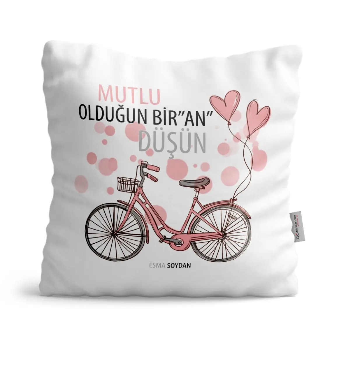 

Personalized Custom Happy Being Biran Think Decorative Pillow