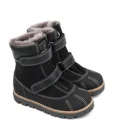 Ботинки детские мех 23010  кожа, МИЛАН черный