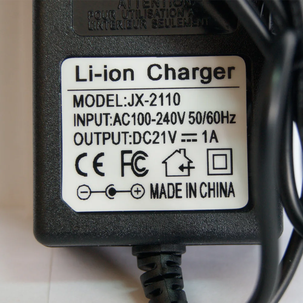 Зарядное устройство для Li-ion 21В (18В ) - 5S 1А используется зарядки аккумуляторов или