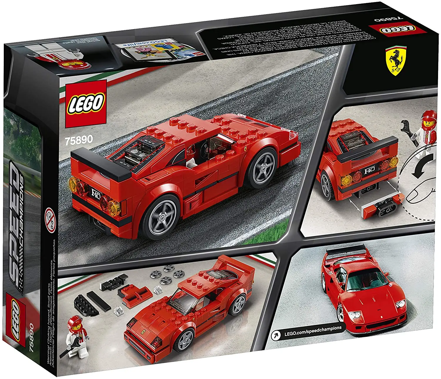 LEGO 75890 скоростные чемпионы Ferrari F40 | Игрушки и хобби