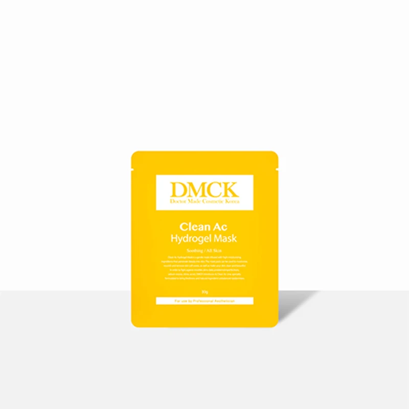 Facial Mask Pack - Clean Ac Hydrogel Mask DMCK Korea Cosmetic Skin Care Face Care Moisturizing Brightening Elasticity