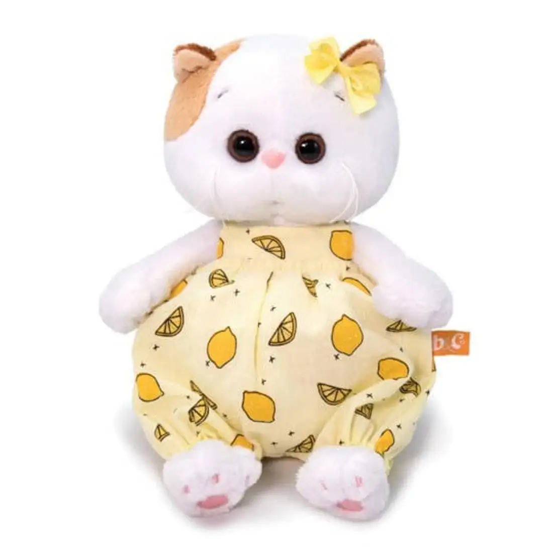 Мягкая игрушка Кошечка Ли-Ли BABY в песочнике с лимонами 20 см BudiBasa LB-052 | Игрушки и