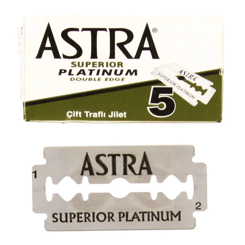Двойные лезвия для бритвы Astra Superior Platinum|Бритва| |