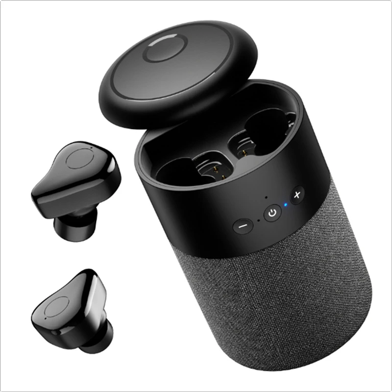 

2021 Новые Bluetooth 5,0 наушники с динамиком зарядная коробка беспроводной сенсорный контроль стерео Спорт Водонепроницаемый Soundbox гарнитура