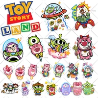 toy story woody buzz lightyear patches for clothing t shirt cartoon printed heat transfer sticker for kids baby clothes diy gift