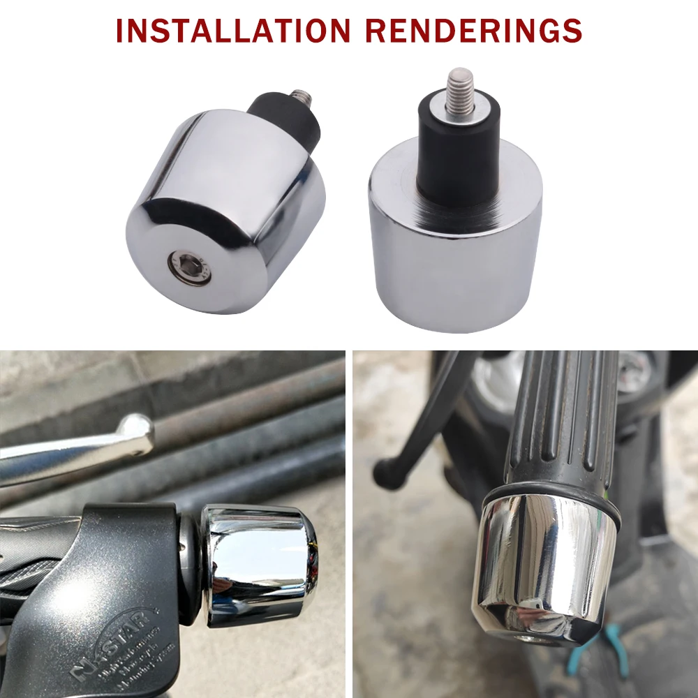 Противовес для Руля Мотоцикла ручки 7/8 дюйма 22 мм ручной колпачок ручные захваты