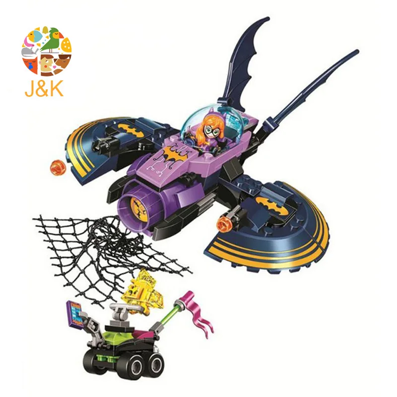 41230 208 шт. DC Super Hero Girl серия Batgirl Batjet Chase модель строительные блоки кирпичи Обучающие