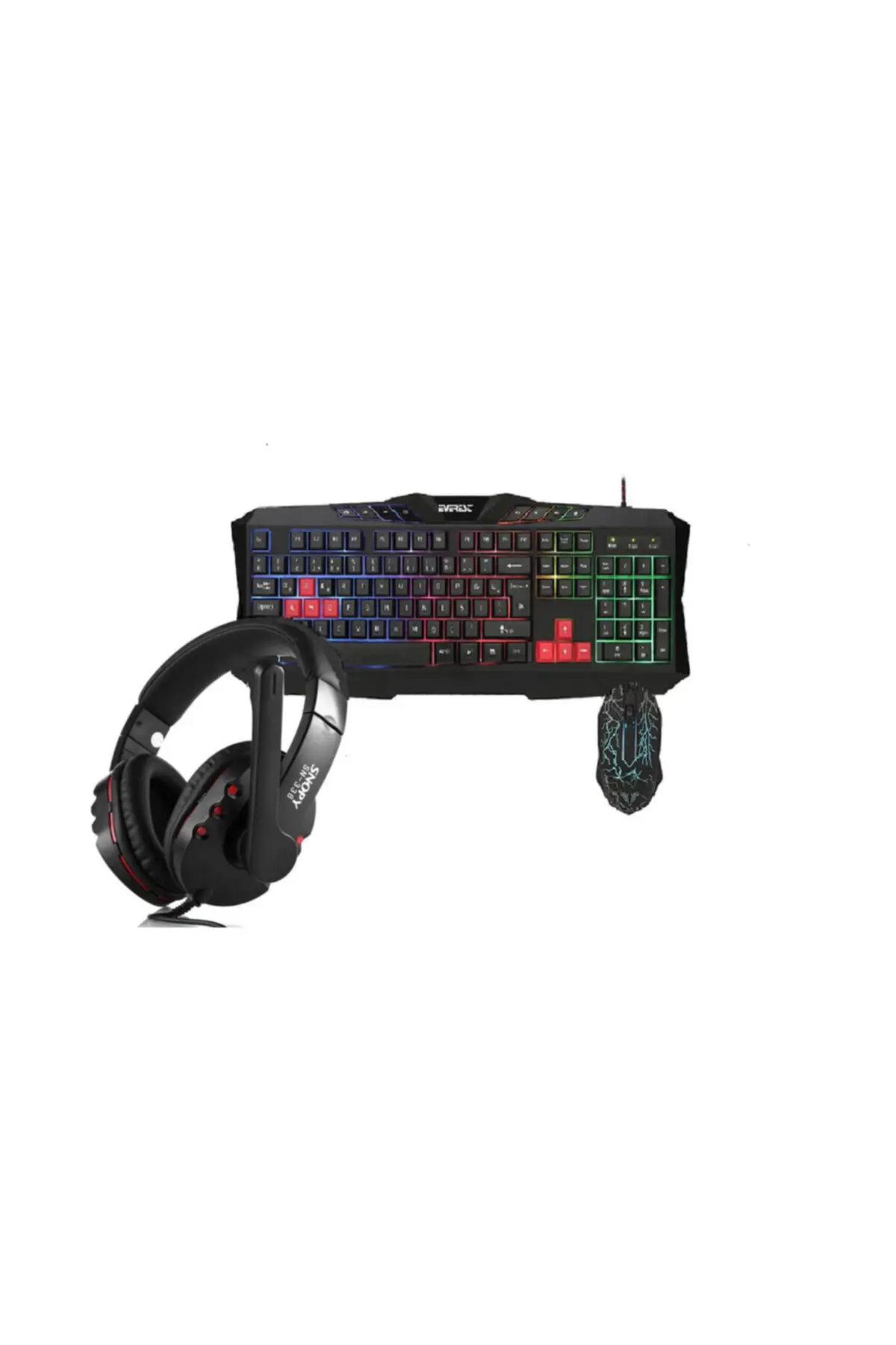 Комплект наушников с клавиатурой и мышью Everest Gx-8838 Gaming 3 шт. | - Фото №1