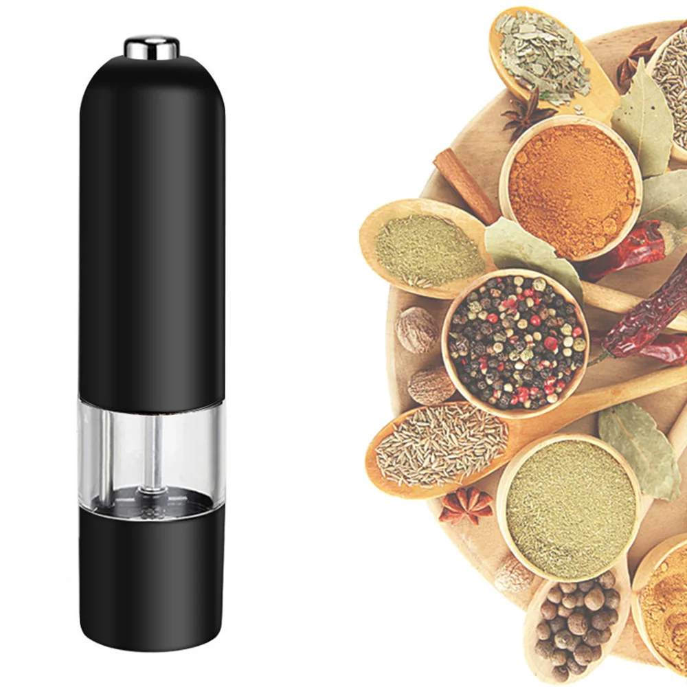 MOBUTA Automatic Salt Pepper Grinder Electric Spice Mill Seasoning Adjustable Coarseness Kitchen Tools Grinding For BBQ | Дом и сад