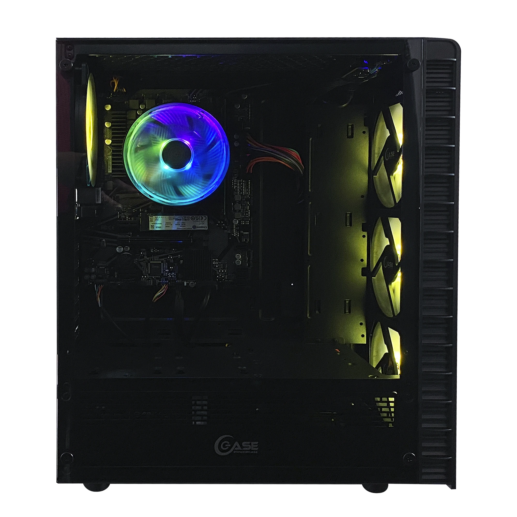 Игровой компьютер АЛЛИГАТОР 3.0 V3 AMD Ryzen 5 5600G/32GB/512Gb PCI-E SSD/1000GB HDD/Radeon VEGA 7/B550M/Win10/Wi-Fi/MS