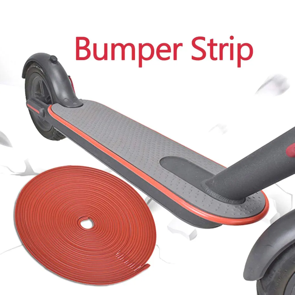

Красный бампер, защитная лента для скутера, детали для электрического скейтборда, автомобиля, скутера, декоративные полосы, защитные полоск...
