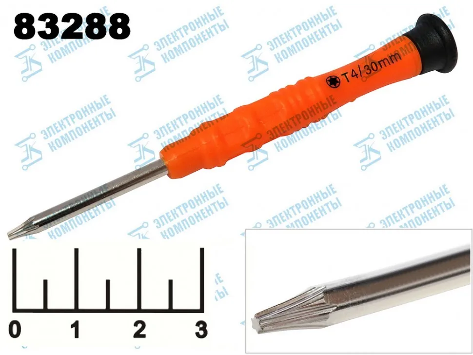 ОТВЕРТКА T4*30ММ TORX |