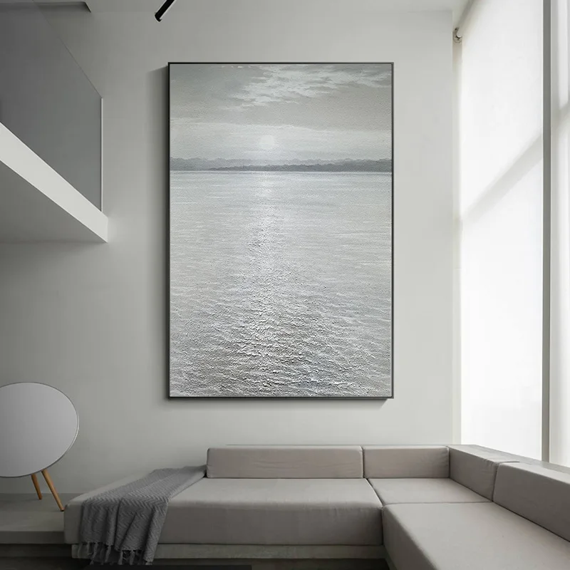 

Абстрактная Картина на холсте, украшение для дома, современный ландшафт, для гостиной и офиса, 36 х60 дюймов (90 х150 см)