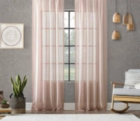 sheer curtains for living room tulle curtain bedroom kitchen window treatment finished voile drape decoration