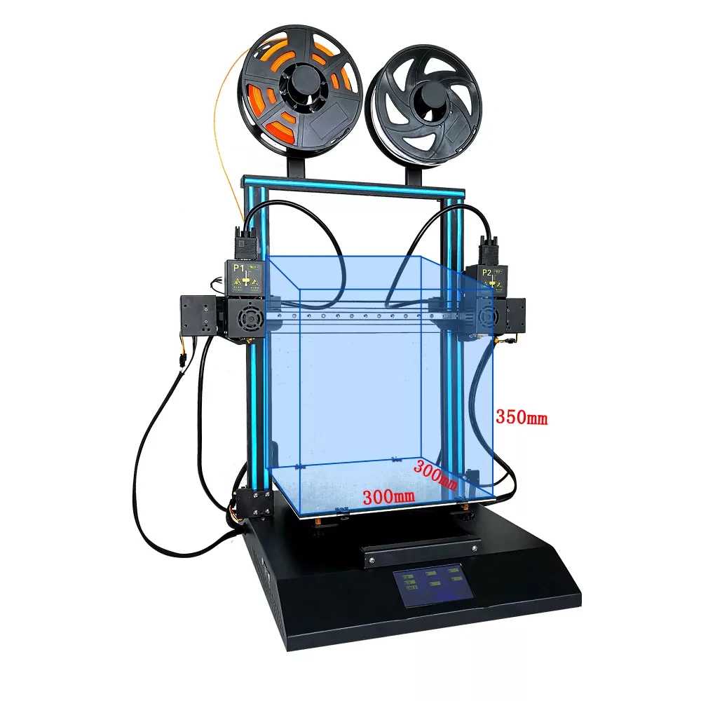 3D принтер Tenlog TL-D3 Pro Двойной Экструдер FDM 1 75 PLA ABS PETG | Компьютеры и офис