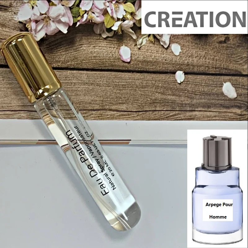Парфюмерия мужская CREATION Arpege Pour Homme. Разливной парфюм стойкий модный аромат 20 мл. |