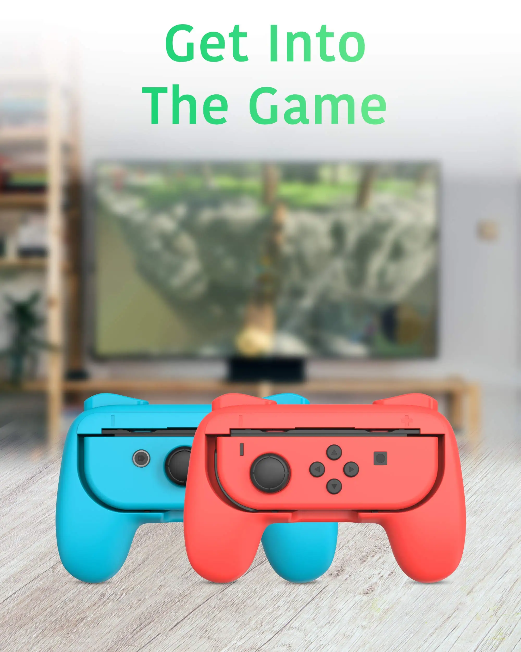 2 Pack Grips for Nintendo Switch Joycon Controller Game Accessories Joy-Con Handheld Joystick Remote Control Holder Gamepad Kit images - 6