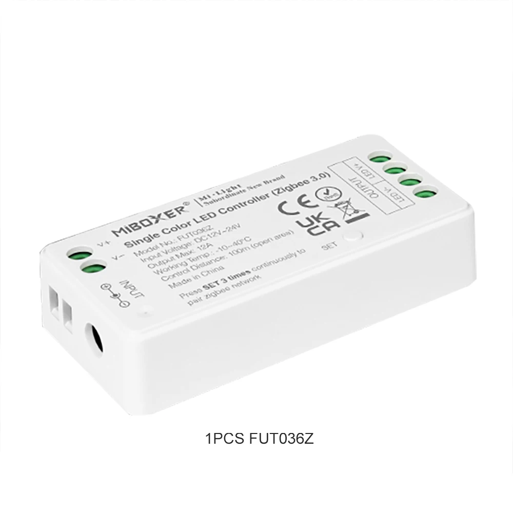 

Miboxer FUT036Z Zigbee 3.0 светодиодный диммер для одноцветной светодиодный Ной ленты