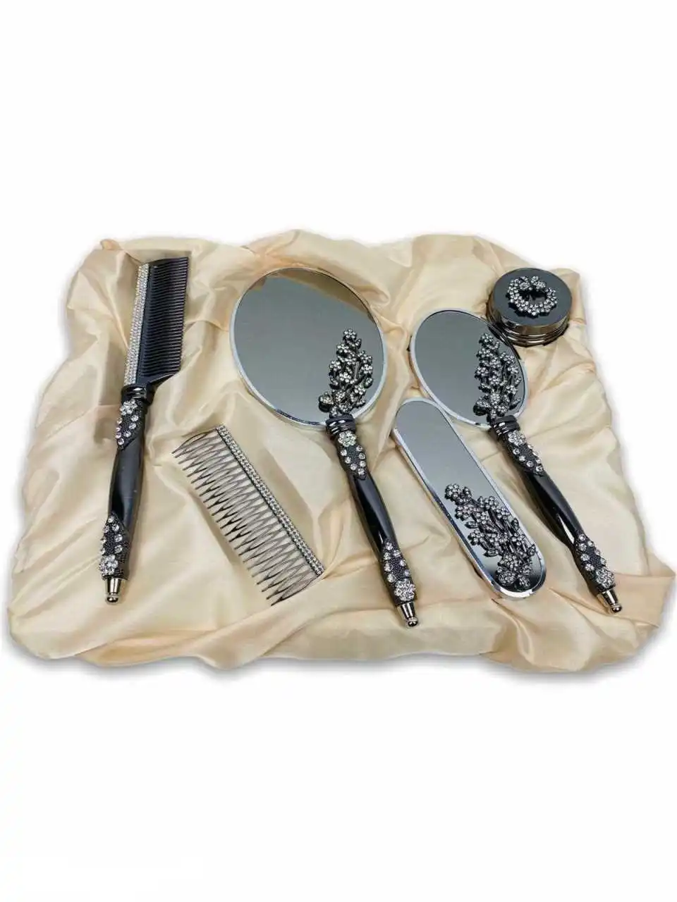 

Comb Mirror Set 6 Pieces Quality Luxury Looking