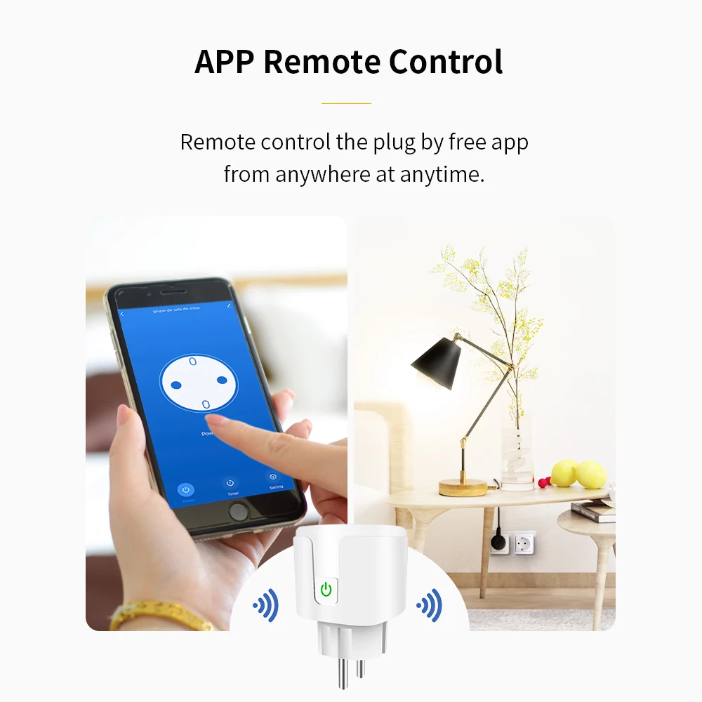 Умная розетка с поддержкой Wi-Fi и функцией энергосбережения 20 А | Электроника