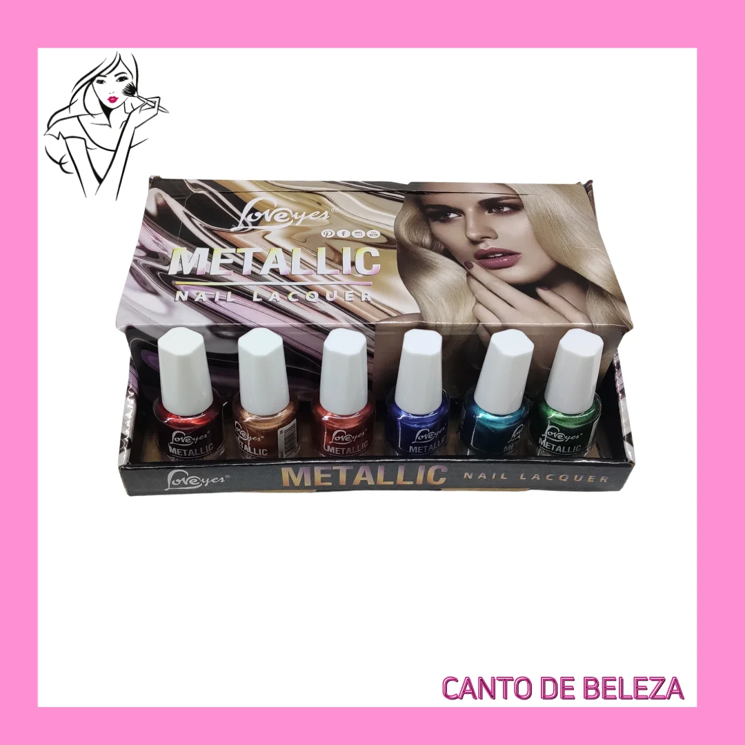 

Esmalte de Unha Efeito Metálico Nail Lacquer 15ml - LYN014B