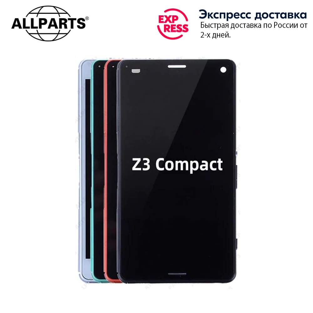 4.3‘’ Оригинал тачскрин Дисплей для Sony Xperia Z3 Compact Mini LCD экран в сборе с тачскрином