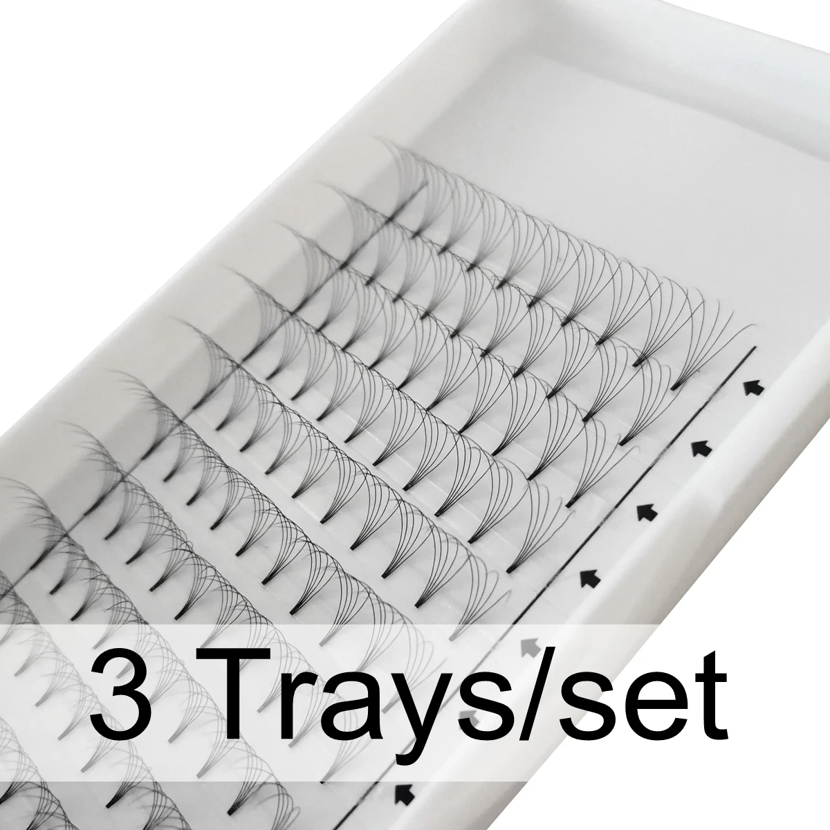 

3 Trays/lot 5 D D 0.07mm Russian Volume Eyelashes Handmade Faux Mink Lashes 3D Individual Eyelash Extensions