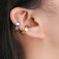no ear holes round ear cuffs adjustable women men earrings classic multicolor metal ear bone clip punk rock gift daily jewelry