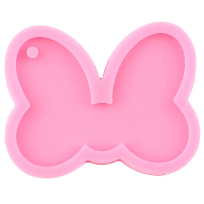 Блестящая Глянцевая форма в виде брелка силиконовая искусственная бижутерия