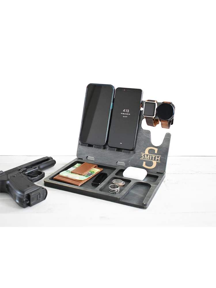 Настольный органайзер Подставка для зарядки держатель кредитных карт бумажник