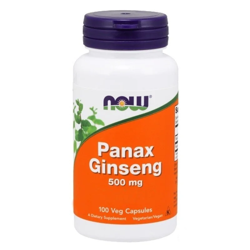 

Now Panax Ginseng 500 Mg 100 Capsules Red Korean Ginseng Root Powder Herbal Tablets Natural Tablettes