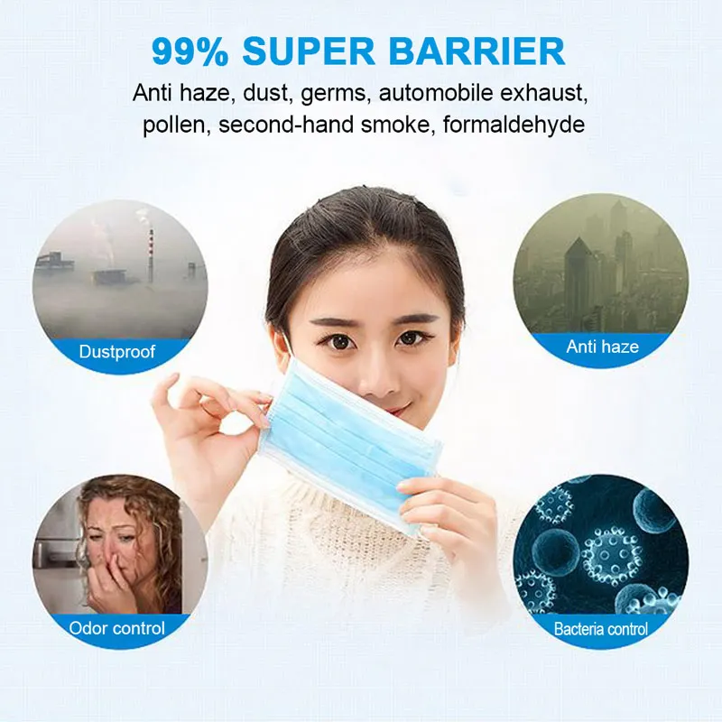 50 шт. одноразовые маски респираторы для лица|Маски вечеринки| |