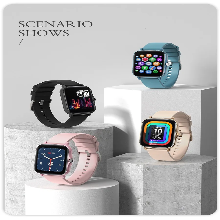 

2021 fashion Full Touch Y20 Sport Smart Watch Men Women IP68 custom dial Heart Rate Spore Smartwatch wristwatch GTS 2 P8 plus